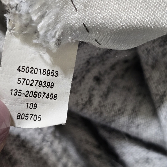 SOMA size Large Long Sleeve  Surplice Neck Faux Wrap Comfy Top Heathered Gray - Picture 12 of 13